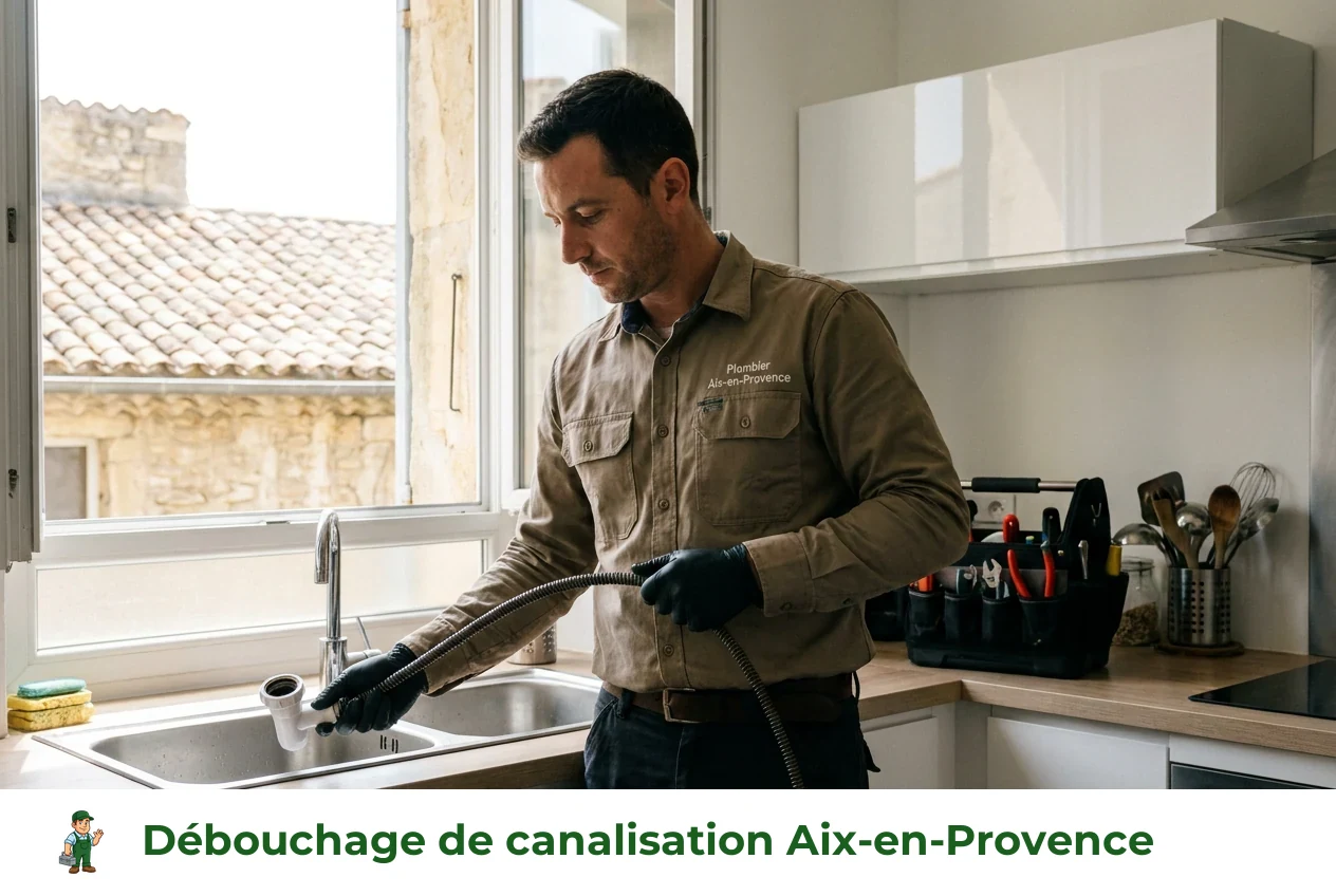 Débouchage de canalisation à Aix-en-Provence