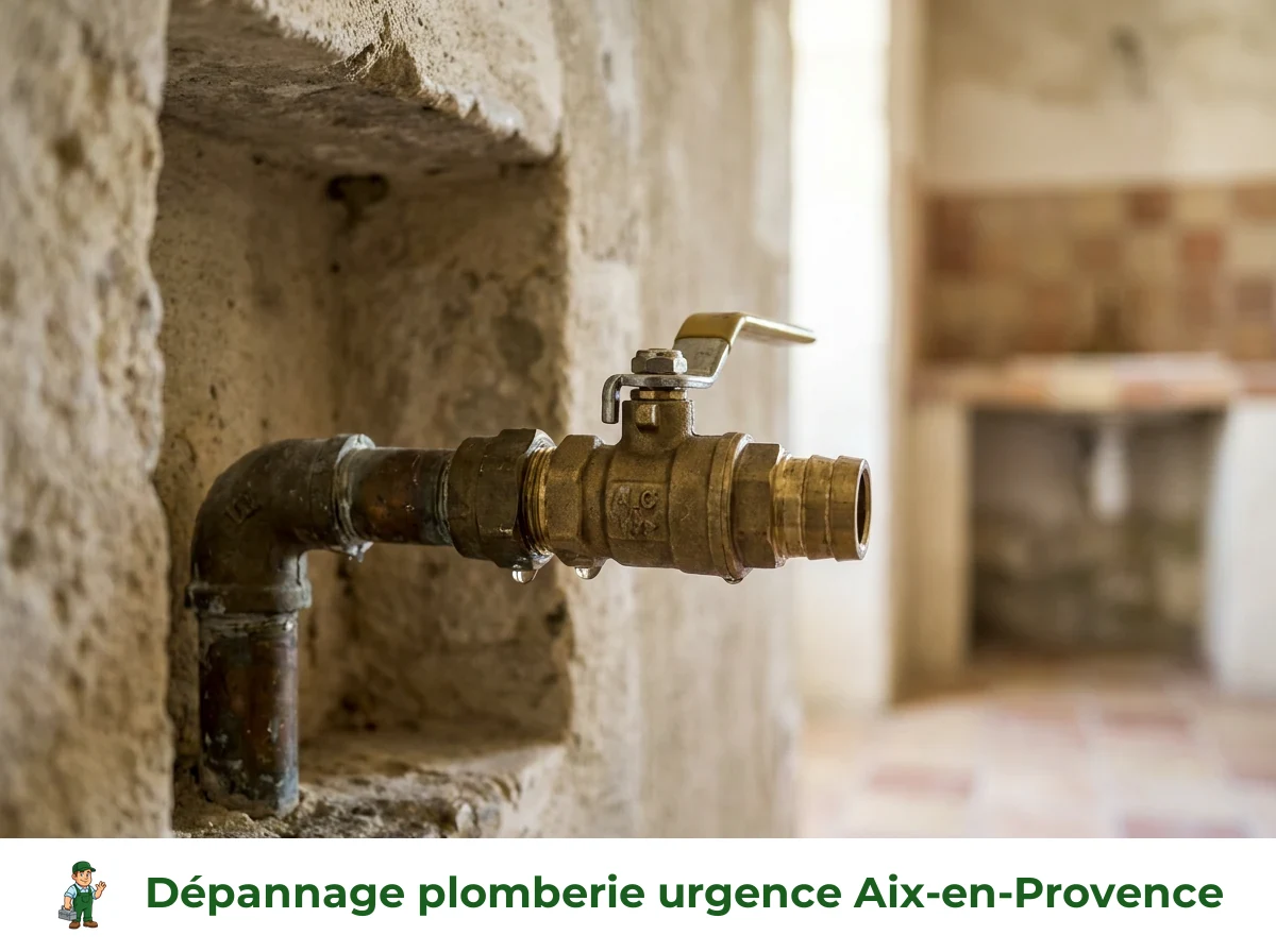 Dépannage plomberie urgence à Aix-en-Provence