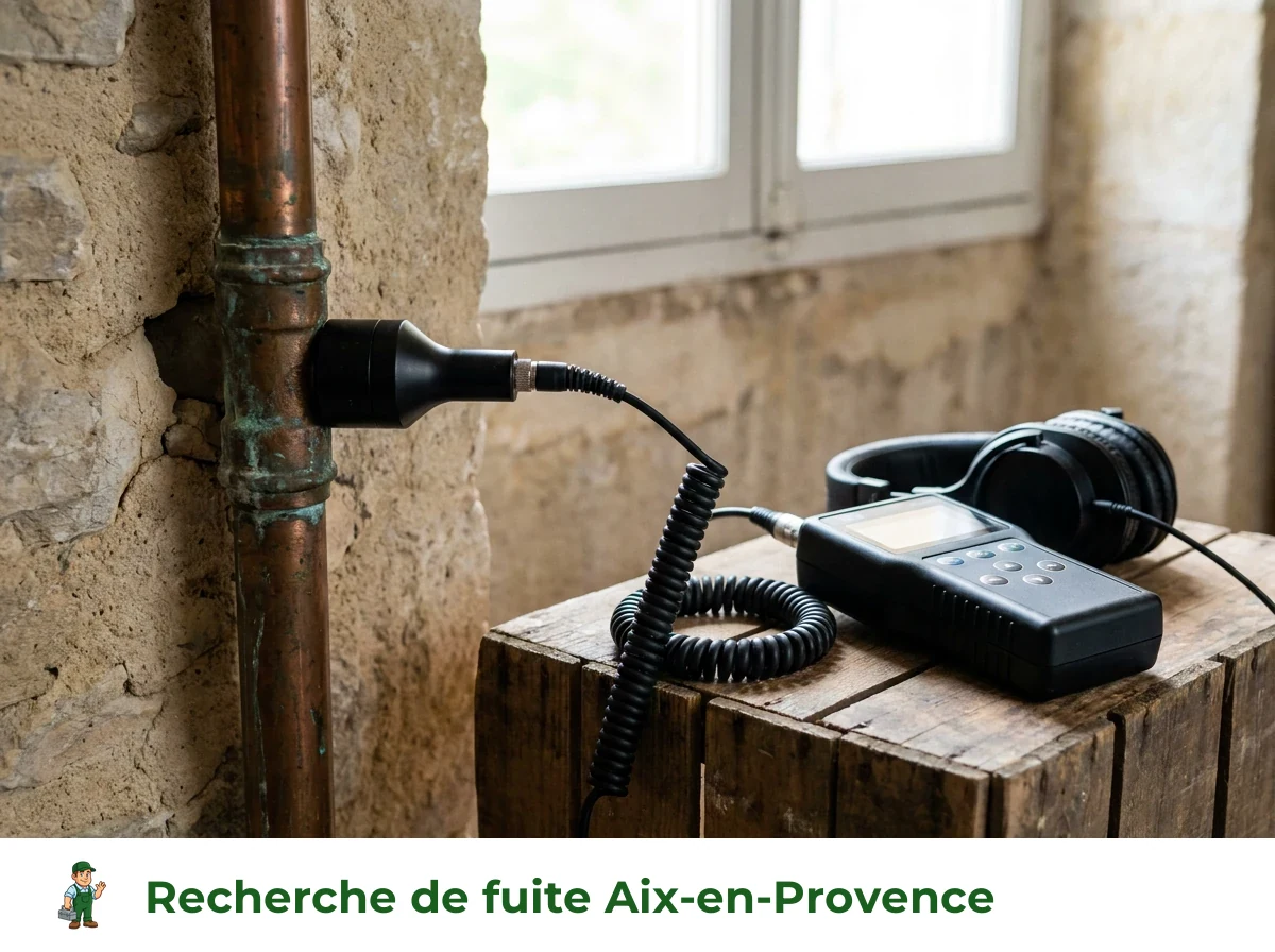 Recherche de fuite à Aix-en-Provence