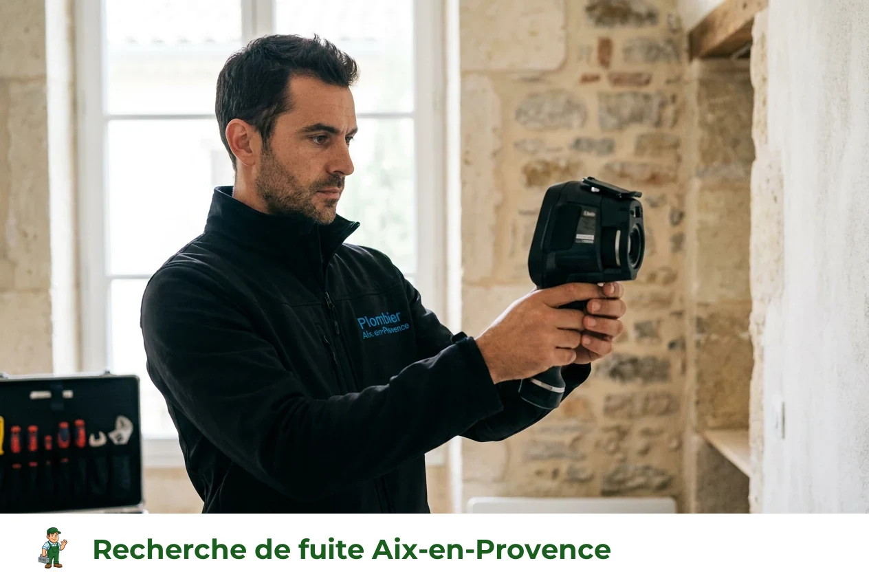Recherche de fuite à Aix-en-Provence