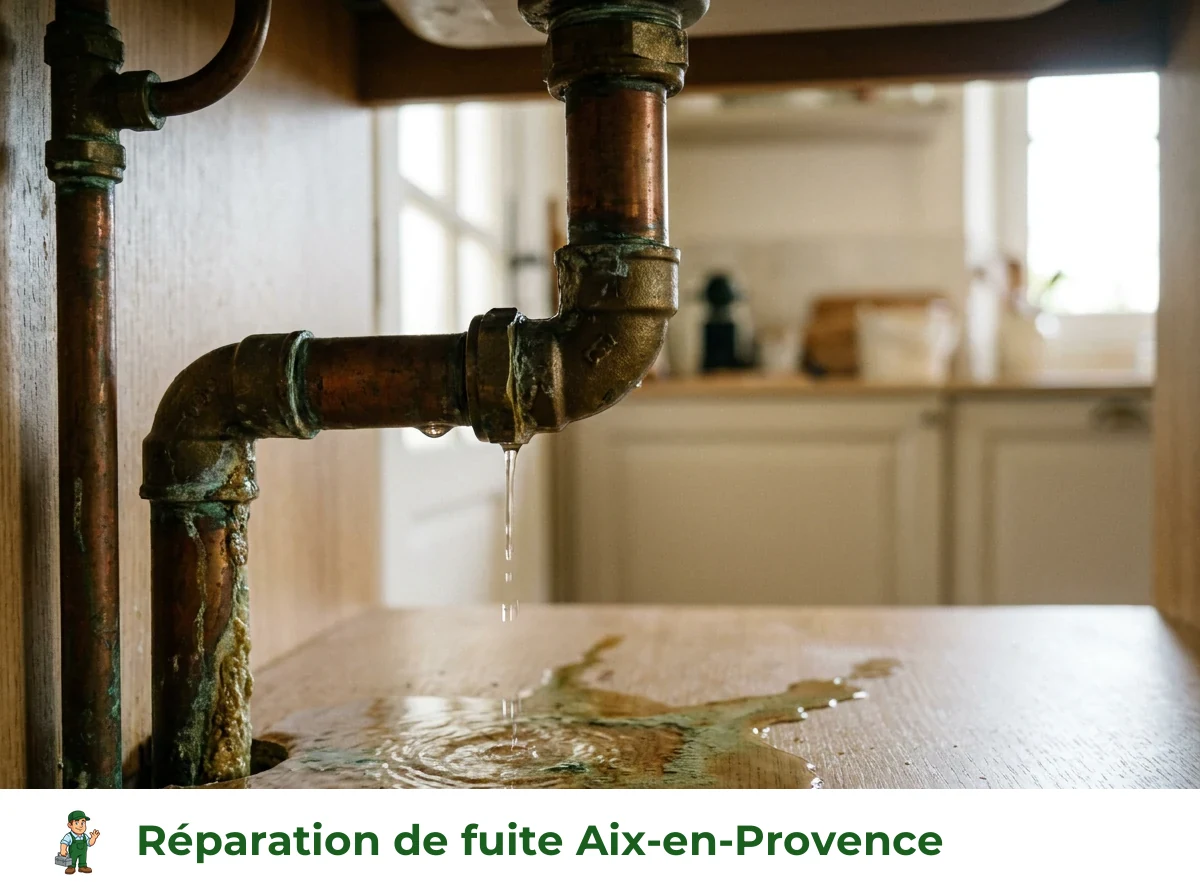 Réparation de fuite à Aix-en-Provence