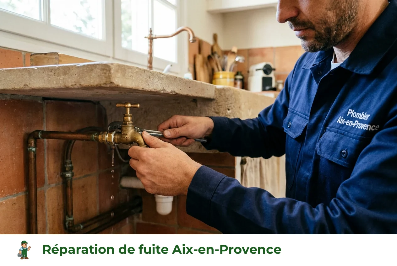 Réparation de fuite à Aix-en-Provence