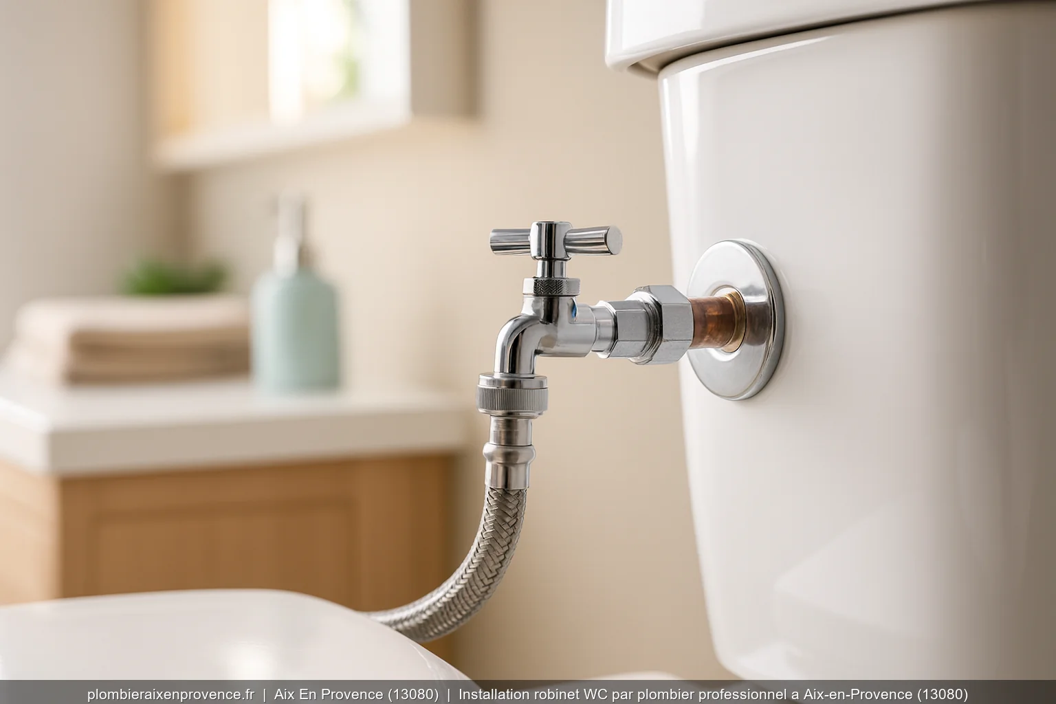 Robinet de WC a Aix-en-Provence